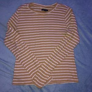 long sleeve striped shirt